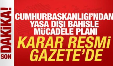 Karar Resmi Gazete’de! Kumarla mücadele eylem planı yayımlandı