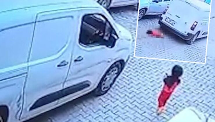 Kargo aracı 2 yaşındaki Leyla'nın ölümüne sebep oldu!