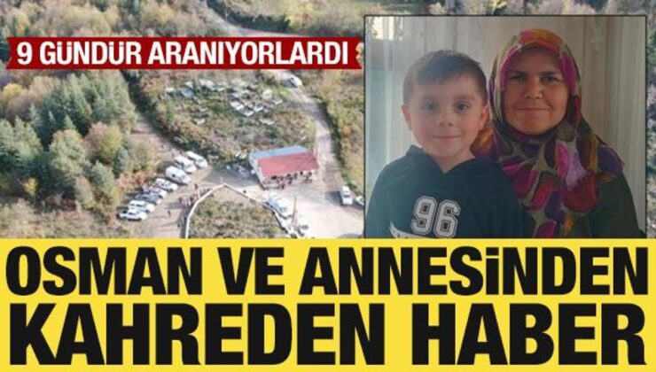 Kastamonu’da kaybolan 5 yaşındaki Osman ve annesi ölü bulundu