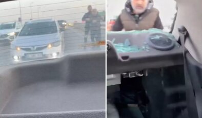 Keserli maganda! "Allah’ını seversen" deseler de durmadı