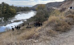 Kırıkkale'de uçuruma devrilen traktörün sürücüsü öldü