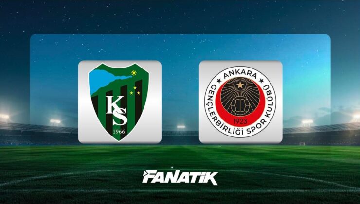 Kocaelispor-Gençlerbirliği maçı ne zaman, hangi kanalda, saat kaçta? (Muhtemel 11’ler)