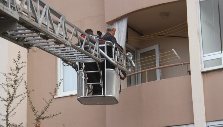 Konya’da apartman yangını: Bir kadın yaralandı