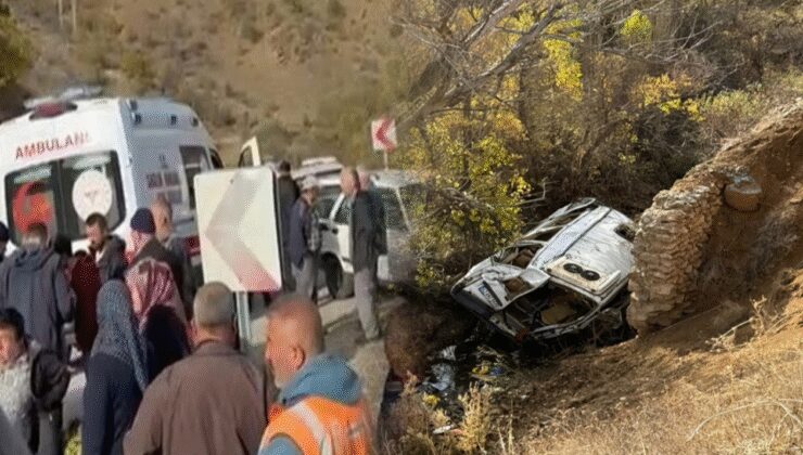 Konya'da öğrenci servisi, uçuruma yuvarlandı; 14 yaralı
