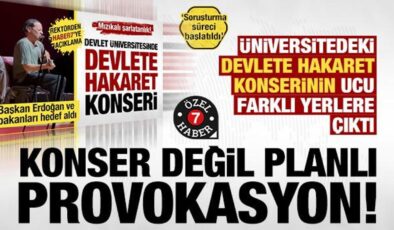 KSÜ’de devlete hakaret konserine tepkiler çığ gibi! ‘Planlı provokasyon’ KSÜ’den açıklama