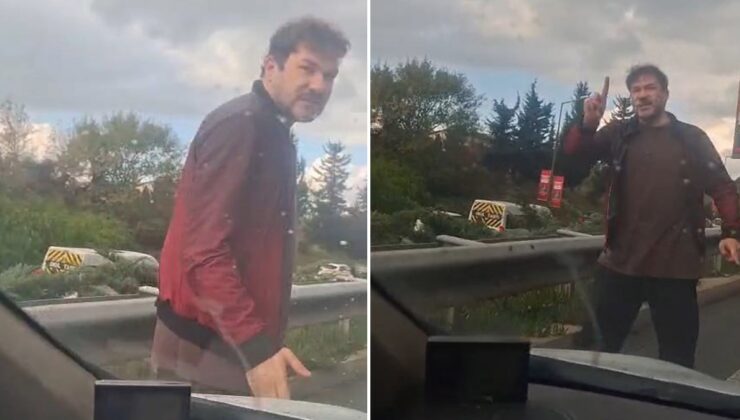 Maganda aracın içindeki kız çocuğunu ağlattı