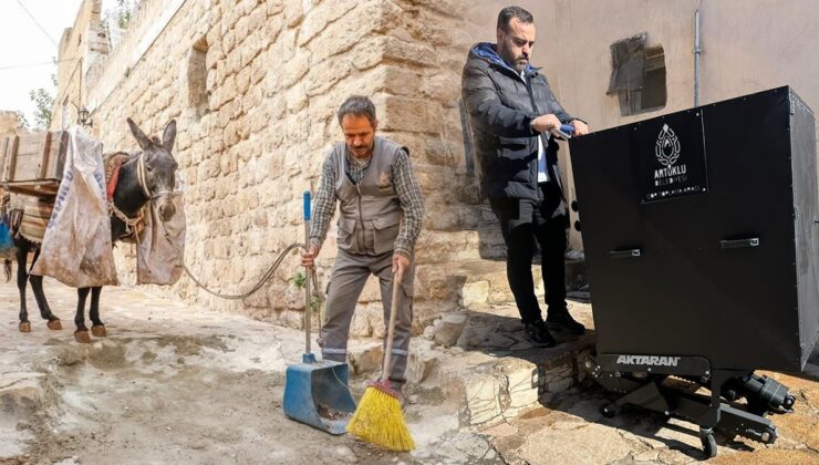 Mardin'de çöp taşıyan kadrolu eşeklerin yerine kullanılacak aracın saha testi tamamlandı