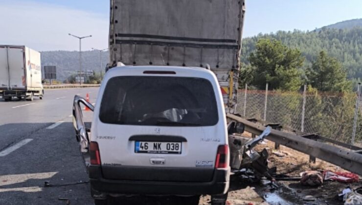 Mersin'de feci kaza: 3 kişi öldü