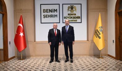 Milli Savunma Bakanı Güler, Konya Büyükşehir Belediye Başkanı Altay’ı ziyaret etti