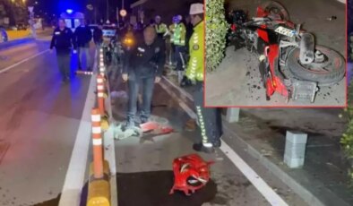 Motosiklet yaya çarptı! Yaralılar var