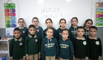 Muş’taki ‘ikizler okulu’nda 21 ikiz eğitim görüyor