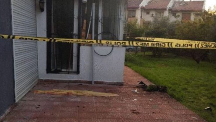 Oğlunu bıçakladı, kendisini ateşe verip altıncı kattan atladı