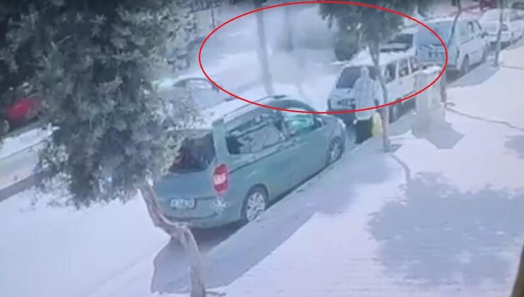 Otomobil, başka araca çarparak taklalar attı