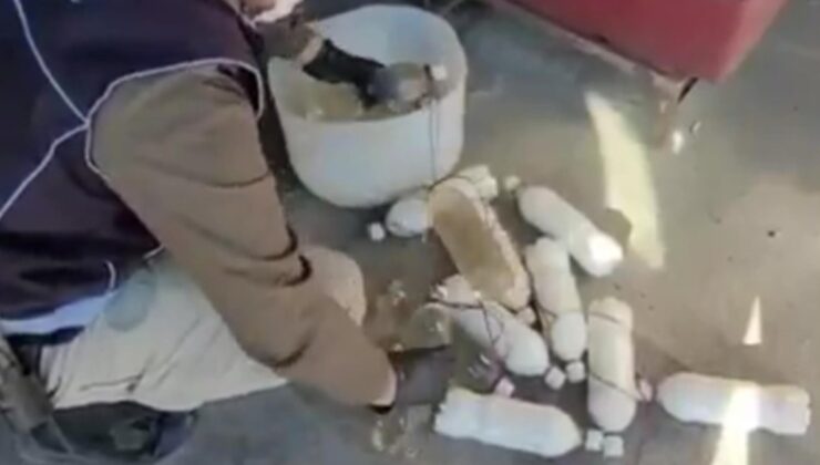 Otomobilin yakıt deposundan 16 kilo uyuşturucu çıktı