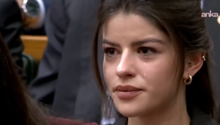 Özgür Özel konuşurken Ayşe Tokyaz'ın ikizi gözyaşlarını tutamadı