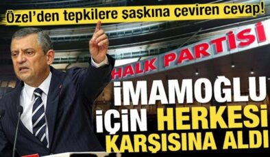 Özgür Özel’den yolsuzluk tepkilerine İmamoğlu’lu cevap