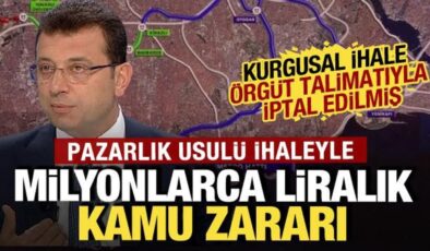 Pazarlık usulüyle metro ihalesi: 697 milyon liralık kamu zararı iddiası