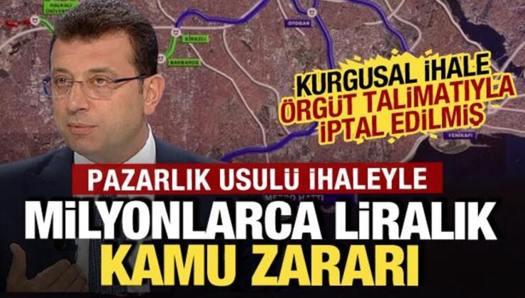 Pazarlık usulüyle metro ihalesi: 697 milyon liralık kamu zararı iddiası