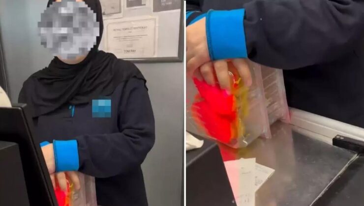 Pes dedirten olay! Kameraya alındığını farkedince hemen kaçtı