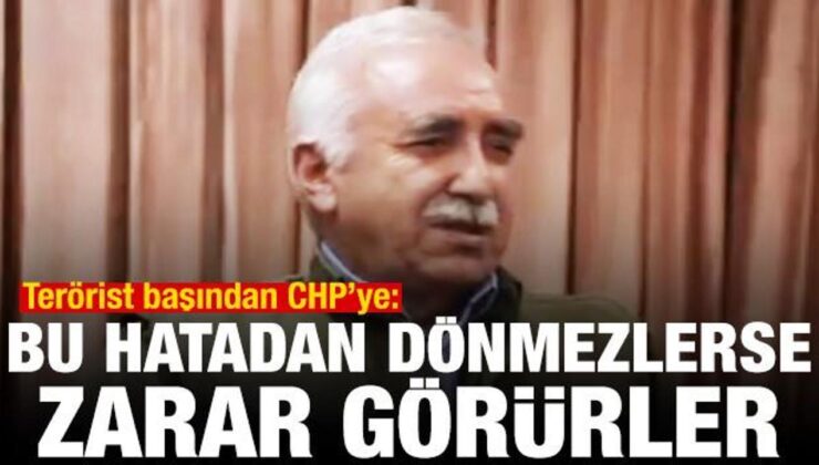 PKK elebaşından CHP’ye: Bu hatadan dönmezlerse zarar görürler