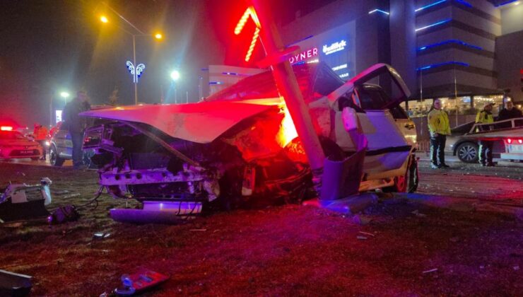 Polisten kaçan sürücü ortalığı savaş alanına çevirdi