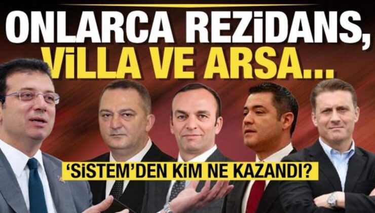 Rüşvetle gayrimenkul zengini oldular! ‘Sistem’ İmamoğlu ve ekibine yaramış