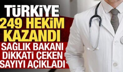 Sağlık Bakanı Memişoğlu açıkladı: 412 hekim yurt dışına gitti, 249’u döndü