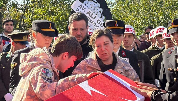Şehit Astsubay Başçavuş Aykut'a acı veda