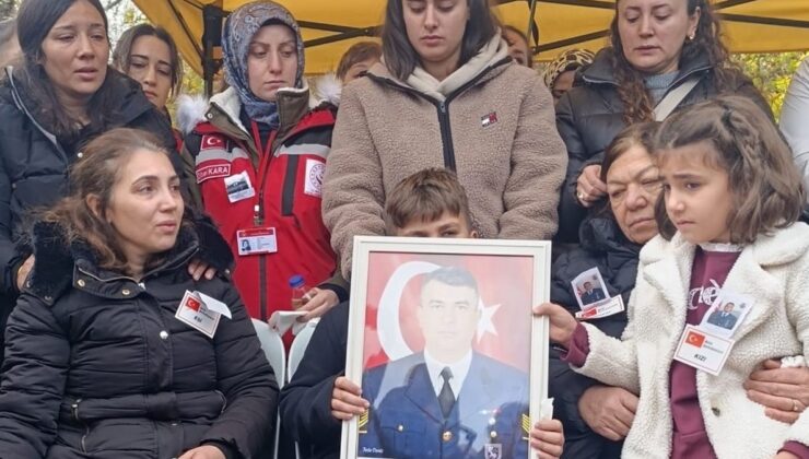 Şehit astsubayın eşinden oğluna: Başını dik tut, senin baban kahraman