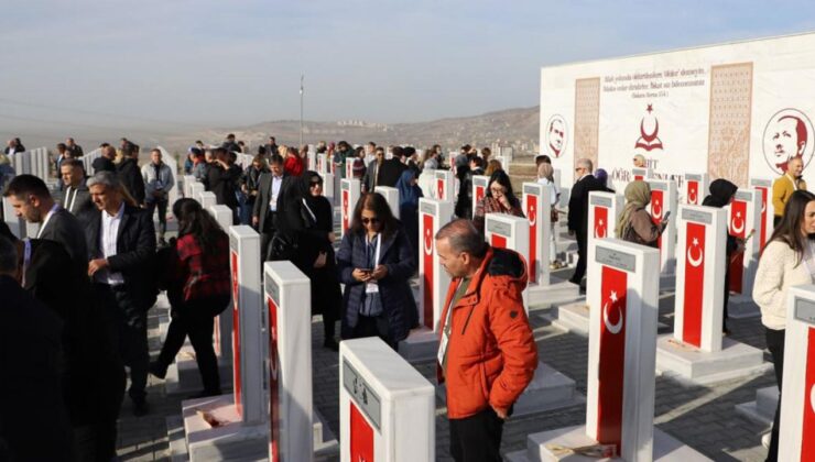 Şehit öğretmenler anısına hatıra ormanına fidanlar dikildi!