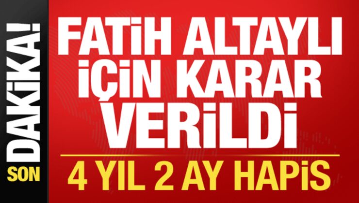 Son dakika: Fatih Altaylı için mahkeme kararını verdi!