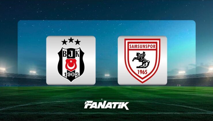 CANLI | Beşiktaş – Samsunspor maçı Canlı Anlatım – BJK Samsun maçı kadroları, skoru ve istatistikleri (Süper Lig 13. hafta)