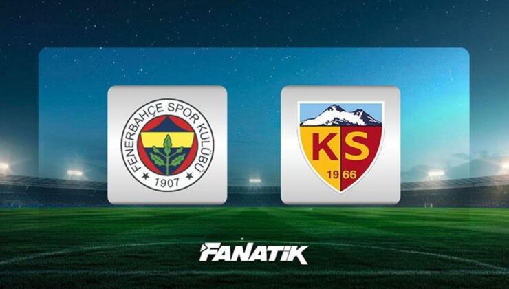 CANLI |Fenerbahçe – Kayserispor maçı ne zaman, saat kaçta, hangi kanalda? Muhtemel 11’ler… (Süper Lig 12. hafta)