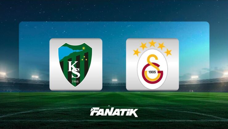 CANLI |Kocaelispor – Galatasaray maçı ne zaman, saat kaçta hangi kanalda?