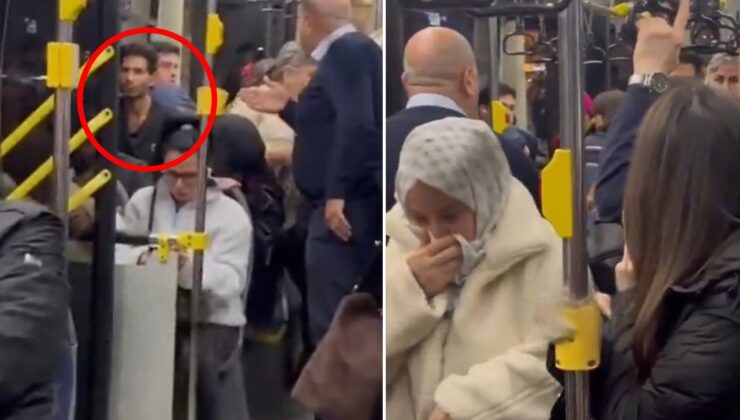 Taksim – Mecidiyeköy otobüsünde tuvaletini yaptı! Ortalık karıştı
