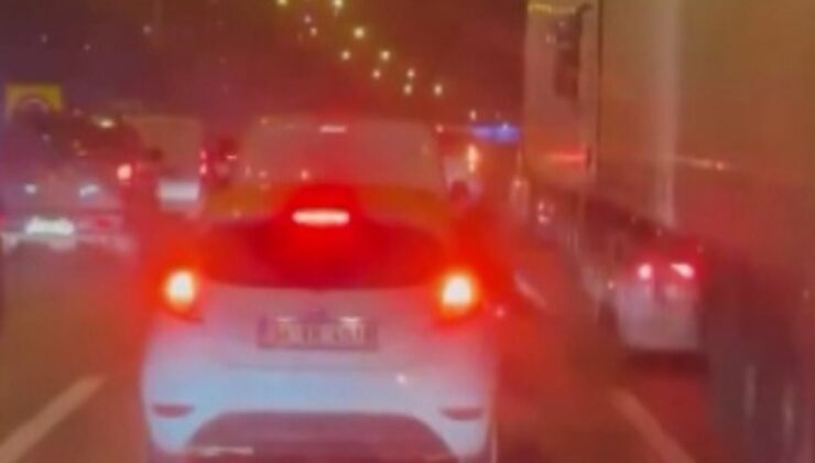 Tartıştıkları TIR şoförüne sopayla saldırdılar!