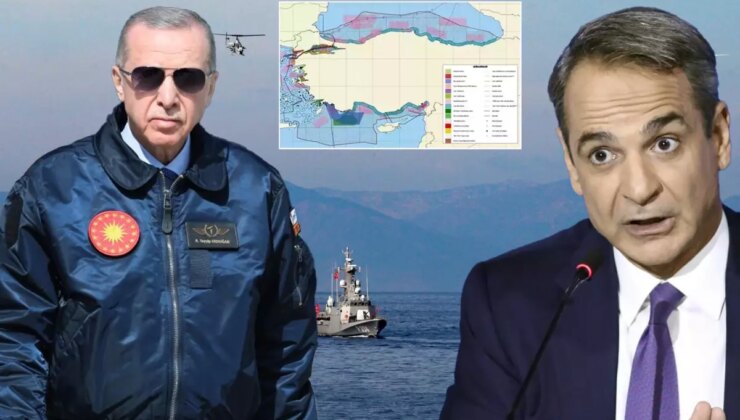 Türkiye’den Yunanistan’a MEB resti! Haritayı güncellediler, tepki sert oldu