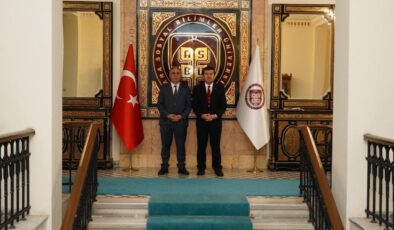 TYB İstanbul Şube Başkanı Bıyıklı’dan ASBÜ Rektörü Arıcan’a ziyaret