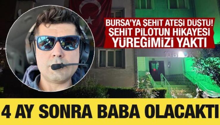 Uçak kazasında şehit düşen pilot Uslu, 4 ay sonra baba olacaktı
