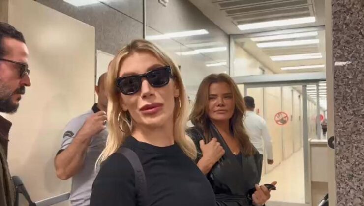 Uyuşturucu soruşturmasında adı geçen İrem Derici Çağlayan Adliyesi'nde ifade verdi