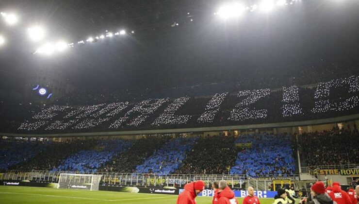 Yasaklı koreografiyi telefon ışıklarıyla yaptılar! Inter – Milan maçında tarihi olay…