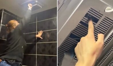 Yer: Esenyurt! Tuvalette havalandırmayı kontrol eden kadın çalışanlar şoke oldu