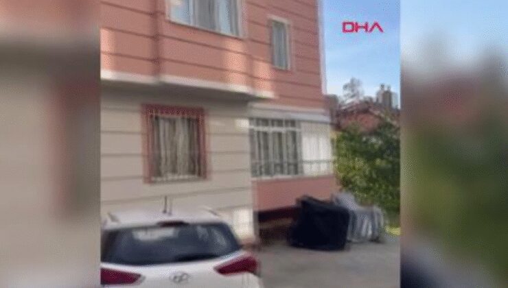 Yorgun mermi otomobilin tavanını deldi