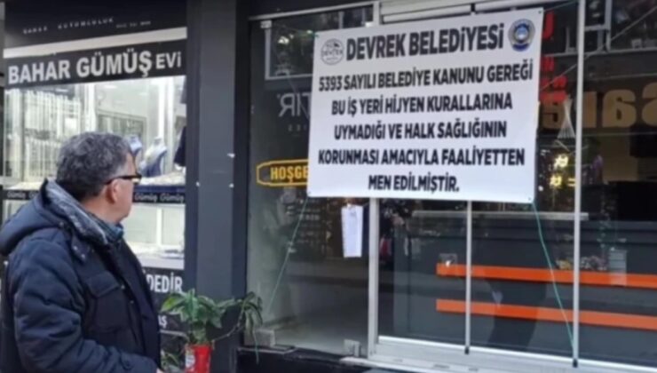 Zabıta tokat gibi sözlerle mühürledi! O pideciye bu yazı asıldı