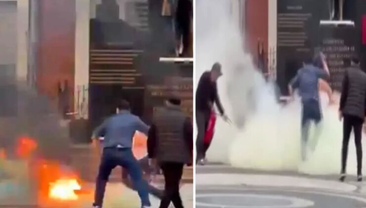 Zonguldak’ta psikolojik sorunları olduğu iddia edilen şahıs kaymakamlık önünde kendini yaktı