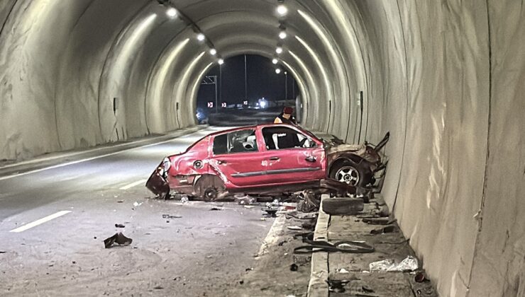 Zonguldak'ta tünelde kaza! 2 kişi yaralandı