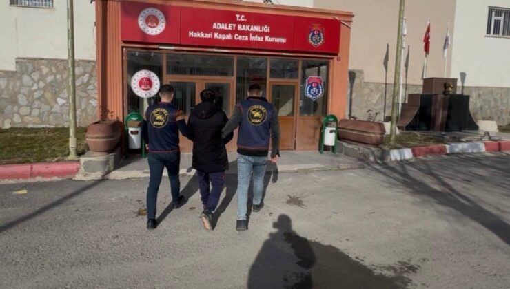 6 yıl 7 ay hapis cezası bulunan hükümlü yakalandı