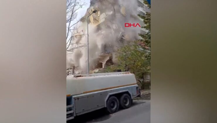 8 katlı bina çöktü; ölümün kıyısından döndü