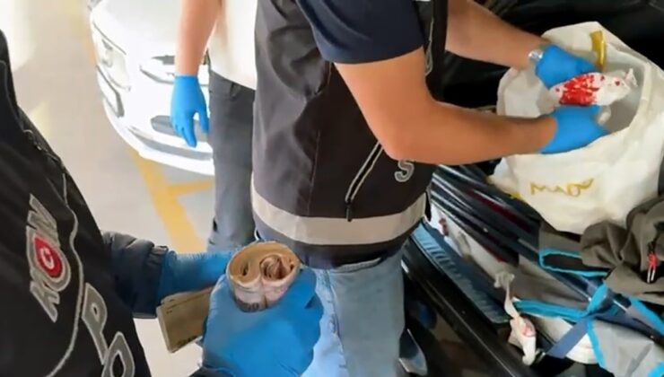 8 kilo altın sevgilisinin kasasından çıktı