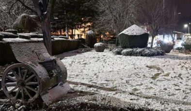 Afyonkarahisar’da kar yağışı etkili oldu